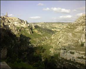 Matera dall'alto