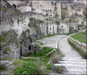 Scale nei sassi di Matera